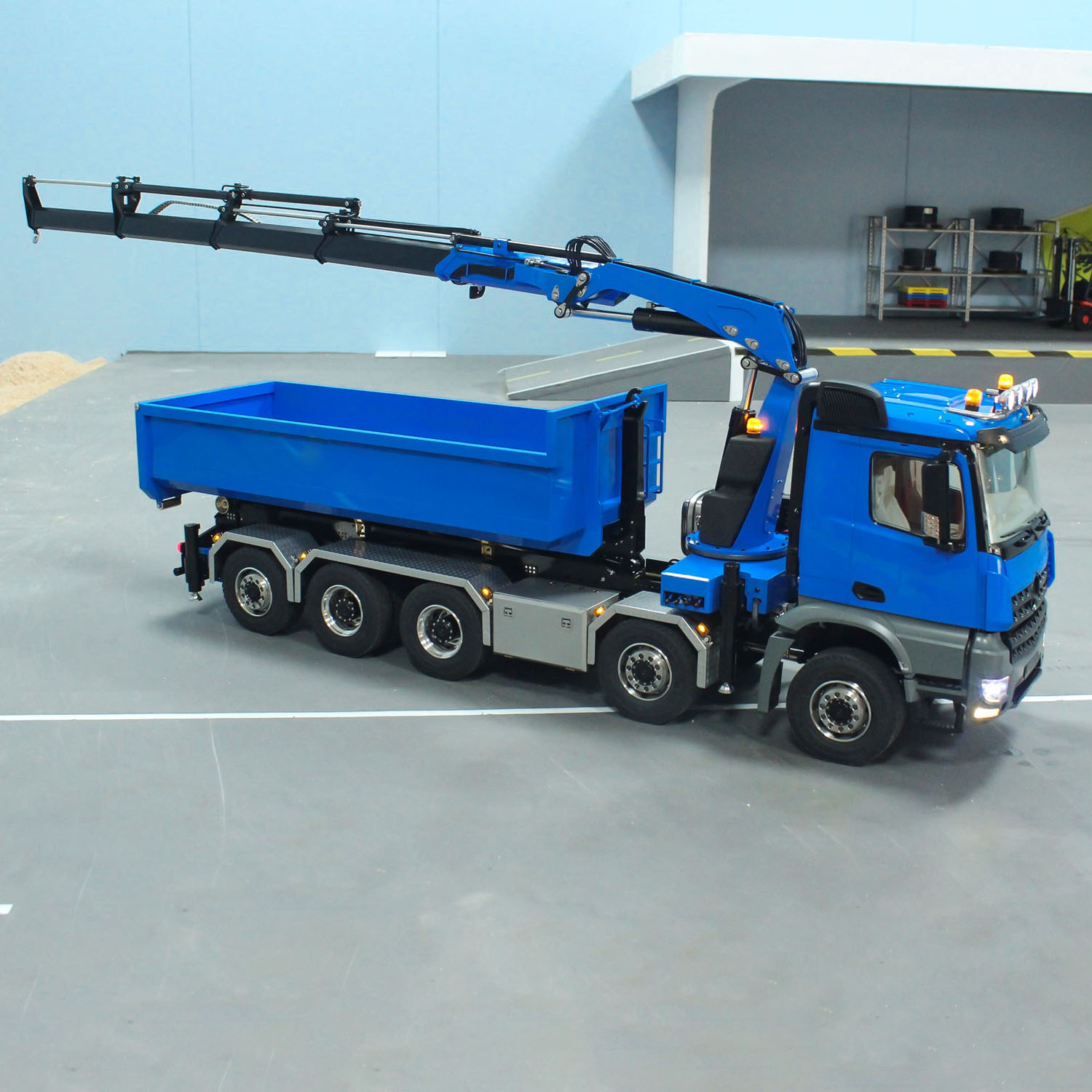 Rc Hobby Dump Truck - Camion benne hydraulique en métal 10x10