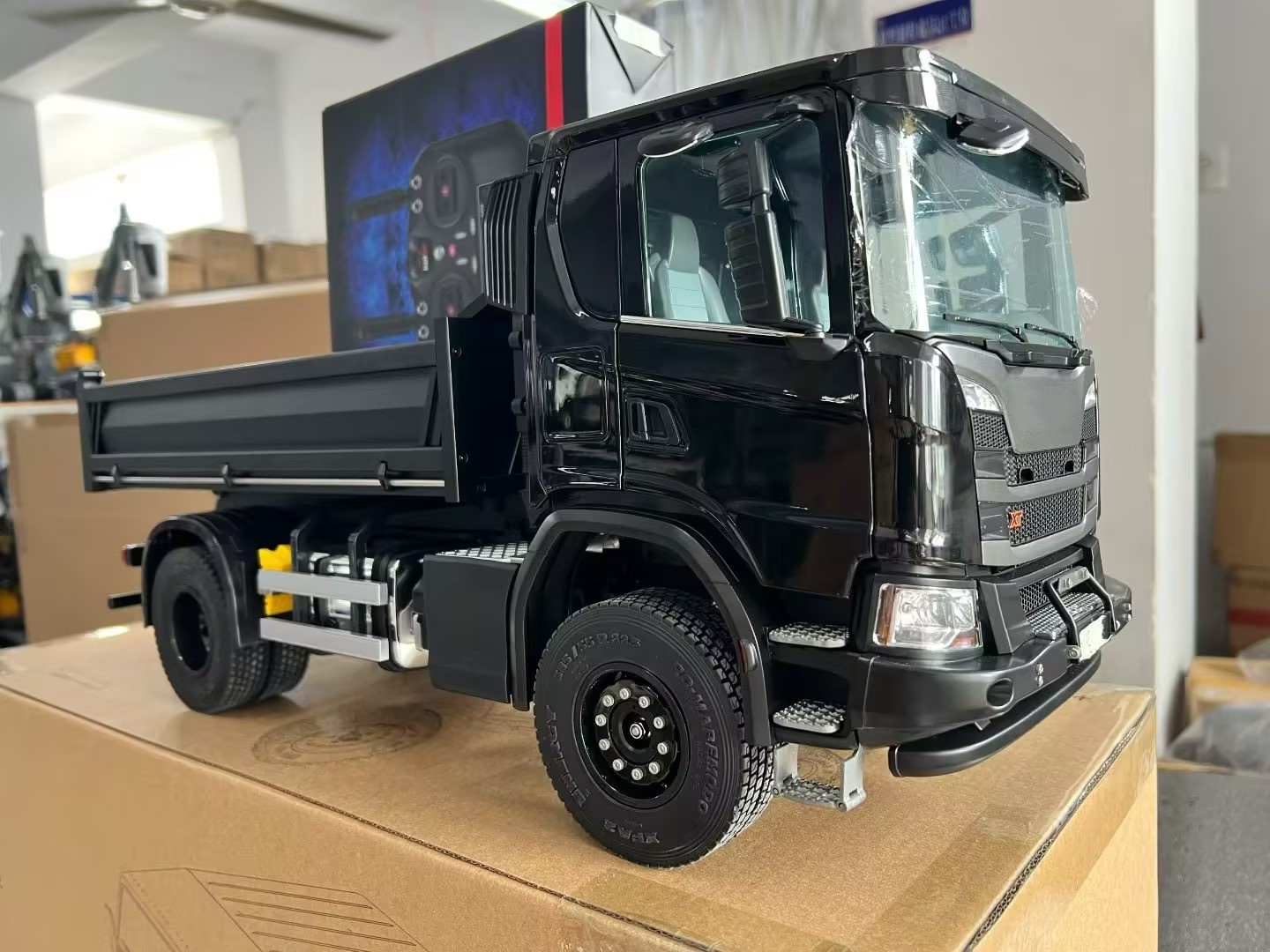 Rc Hobby Dump Truck - Camion benne télécommandé 4x4 CNC 1/14