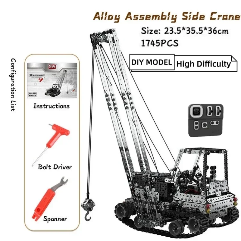 Grue RC en métal à monter soi- - Rc Hobby Toys avis et prix