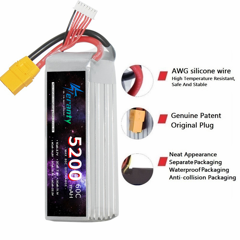 TERANTY-Batterie Lipo 6S, 5200 - Rc Hobby Model avis et prix